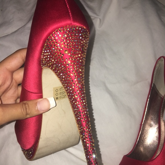 Steve Madden Rhinestone Heels - Picture 4 of 7